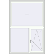 REHAU Euro 60 1500x2250 мм REHAU Euro 60 1500x2250 мм