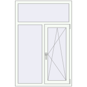 REHAU Euro 70 1000x1500 мм