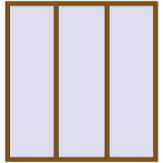 REHAU Brillant-Design 1900x2000 мм GOLDEN OAK з двох сторін