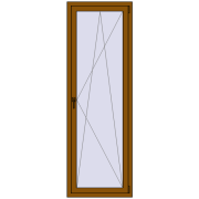 REHAU Euro 70 700x2100 мм GOLDEN OAK з двох сторін