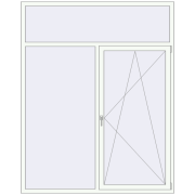 REHAU SYNEGO MD 1800x2250 мм Білий (RAL 9016) з двох сторін