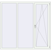REHAU Euro 60 1900x1800 мм