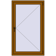 REHAU Euro 70 840x1420 мм