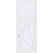 Вікна 800x2100 мм Altest Pony 375