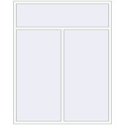 REHAU SYNEGO MD 1800x2250 мм Білий (RAL 9016) з двох сторін