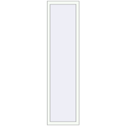 REHAU Euro 60 500x2000 мм Білий (RAL 9016) з двох сторін REHAU Euro 60 500x2000 мм Білий (RAL 9016) з двох сторін