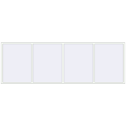 REHAU Euro 60 3900x1300 мм Білий (RAL 9016) з двох сторін REHAU Euro 60 3900x1300 мм Білий (RAL 9016) з двох сторін