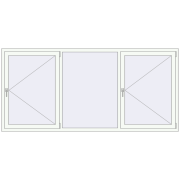 REHAU Euro 70 2560x1200 мм REHAU Euro 70 2560x1200 мм