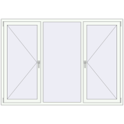 REHAU Brillant-Design 2050x1450 мм Білий (RAL 9016) з двох сторін REHAU Brillant-Design 2050x1450 мм Білий (RAL 9016) з двох сторін