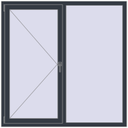 REHAU Euro 60 1500x1500 мм
