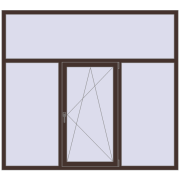 Вікна 2100x1900 мм Altest Pony 375