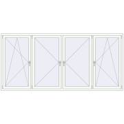 REHAU Euro 70 3000x1400 мм REHAU Euro 70 3000x1400 мм