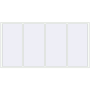 Altest Pony 375 2900x1500 мм RAL 9016 Traffic white з двох сторін Altest Pony 375 2900x1500 мм RAL 9016 Traffic white з двох сторін