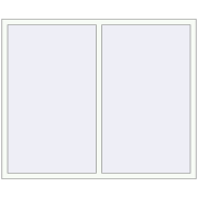 REHAU Euro 60 1680x1400 мм Білий (RAL 9016) з двох сторін REHAU Euro 60 1680x1400 мм Білий (RAL 9016) з двох сторін