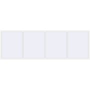 REHAU Brillant-Design 5000x1600 мм Білий (RAL 9016) з двох сторін