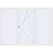 REHAU SYNEGO MD 2390x1730 мм Білий (RAL 9016) з двох сторін