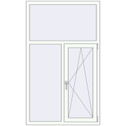 REHAU Euro 70 1060x1770 мм REHAU Euro 70 1060x1770 мм