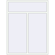 REHAU Euro 60 1380x1800 мм Білий (RAL 9016) з двох сторін REHAU Euro 60 1380x1800 мм Білий (RAL 9016) з двох сторін