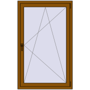 REHAU Euro 60 900x1500 мм