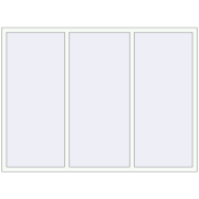 REHAU Euro 70 2100x1550 мм Білий (RAL 9016) з двох сторін