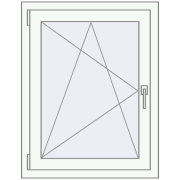 REHAU Euro 60 660x900 мм Білий (RAL 9016) з двох сторін