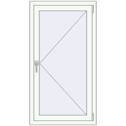 Вікна 720x1280 мм REHAU Euro 70