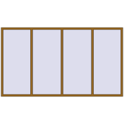 REHAU Euro 60 2950x1670 мм LIGHT_OAK з двох сторін REHAU Euro 60 2950x1670 мм LIGHT_OAK з двох сторін