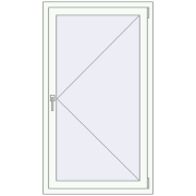 Вікна 770x1470 мм REHAU Brillant-Design