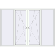 REHAU SYNEGO MD 3000x2100 мм Білий (RAL 9016) з двох сторін REHAU SYNEGO MD 3000x2100 мм Білий (RAL 9016) з двох сторін