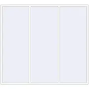 Altest Pony 375 2750x2500 мм RAL 9016 Traffic white з двох сторін