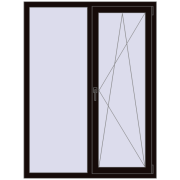 REHAU Brillant-Design 1200x1600 мм BLACK_BROWN з двох сторін REHAU Brillant-Design 1200x1600 мм BLACK_BROWN з двох сторін