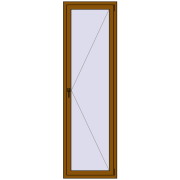 REHAU Euro 60 700x2300 мм GOLDEN OAK з двох сторін