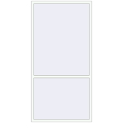 REHAU SYNEGO MD 1200x2400 мм Білий (RAL 9016) з двох сторін