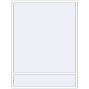 REHAU Brillant-Design 1800x2400 мм Білий (RAL 9016) з двох сторін