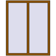 REHAU SYNEGO MD 1000x1250 мм GOLDEN OAK з двох сторін