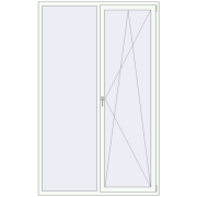 REHAU Euro 70 1500x2400 мм