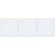 REHAU Euro 60 3900x1300 мм Білий (RAL 9016) з двох сторін