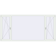 REHAU Euro 70 3090x1470 мм Білий (RAL 9016) з двох сторін
