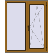 REHAU Euro 60 1070x1280 мм REHAU Euro 60 1070x1280 мм