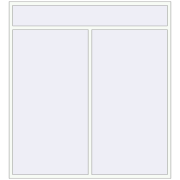 REHAU SYNEGO MD 2200x2400 мм Білий (RAL 9016) з двох сторін