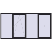 REHAU Euro 60 3200x1600 мм