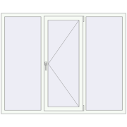 REHAU Euro 60 1800x1450 мм Білий (RAL 9016) з двох сторін