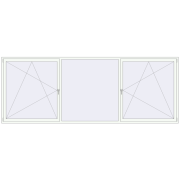 REHAU Brillant-Design 4000x1500 мм Білий (RAL 9016) з двох сторін