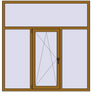 Вікна 1750x1800 мм REHAU Euro 70