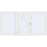 REHAU Brillant-Design 2280x1165 мм Білий (RAL 9016) з двох сторін