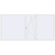 REHAU Brillant-Design 3600x1750 мм Білий (RAL 9016) з двох сторін