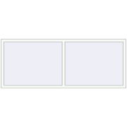 REHAU SYNEGO MD 2283x900 мм Білий (RAL 9016) з двох сторін