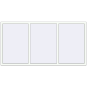 REHAU Brillant-Design 2280x1165 мм Білий (RAL 9016) з двох сторін