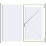 REHAU Brillant-Design 1250x1100 мм Білий (RAL 9016) з двох сторін REHAU Brillant-Design 1250x1100 мм Білий (RAL 9016) з двох сторін