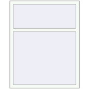 REHAU Euro 70 1030x1290 мм Білий (RAL 9016) з двох сторін